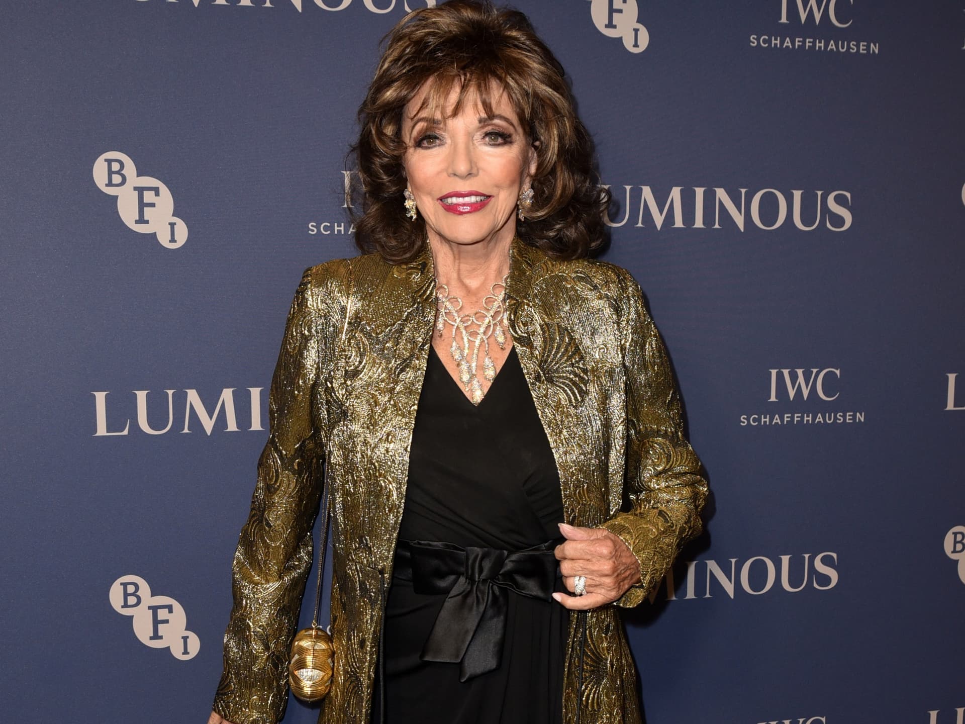 Dame Joan Collins: Zwei Monate von Nerv gelähmt