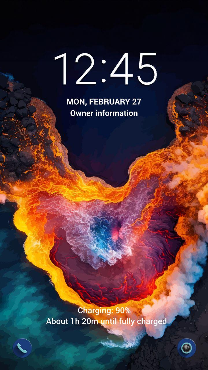 Lava Im Ozean