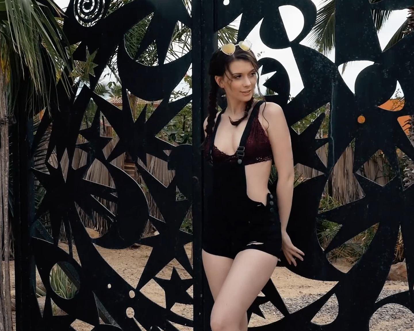 Playboy Cybergirl (Muirina Fae): Our hot Cybergirl of the Month February 2018 is not masculine in this black jumpsuit, but even more stunning, she's a totally sweet & damn cool lady!