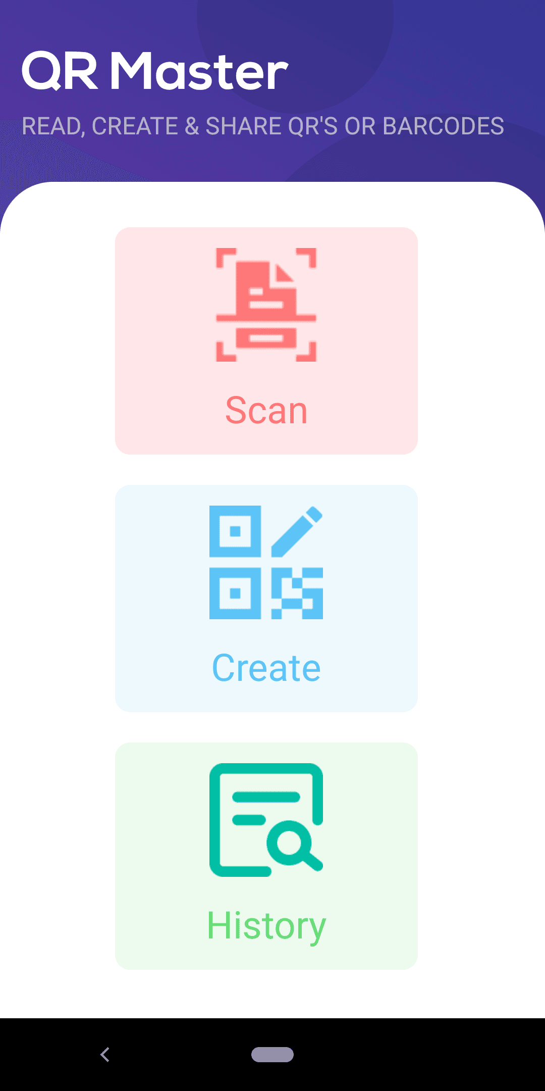 QR Master: QR's und Barcodes scannen und generieren