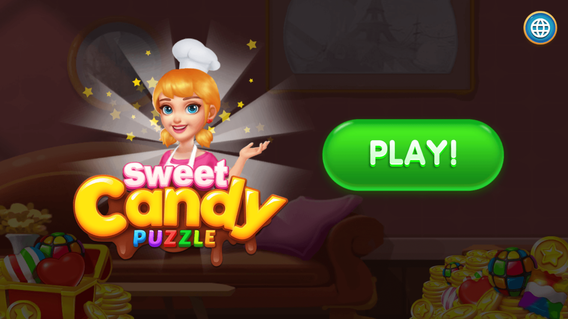 Süßes Bonbon-Puzzle