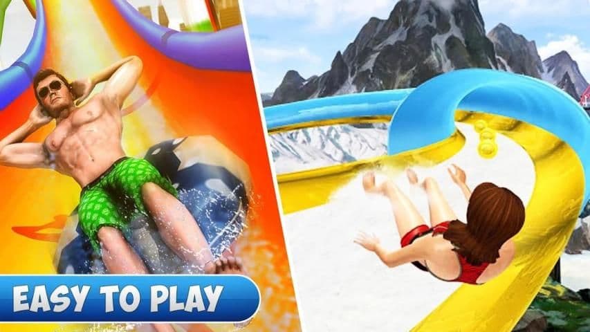 Wasserrutsche Crazy Racing