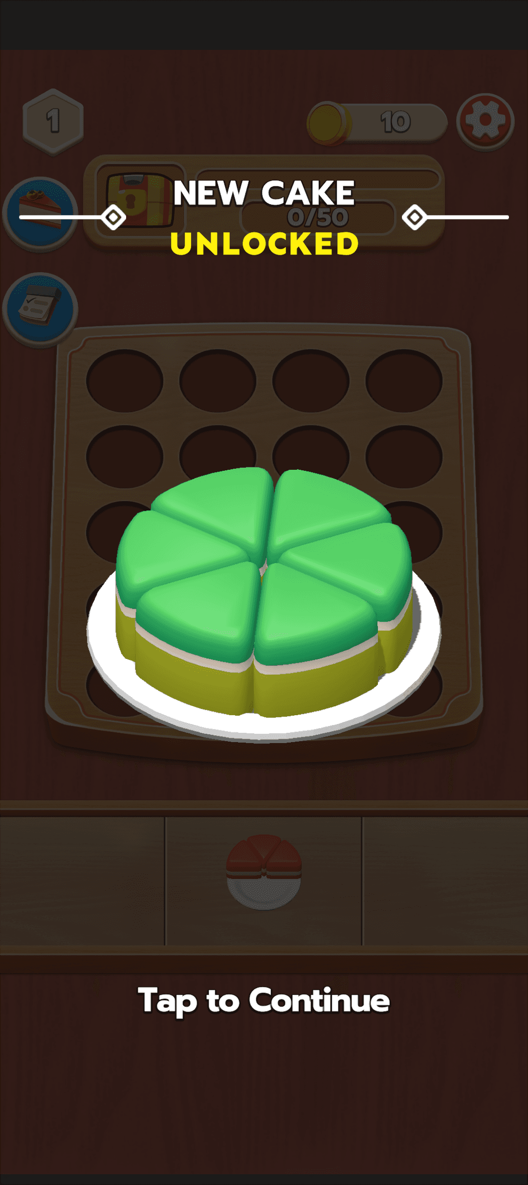 Kuchensortierung: 3D-Kombinationsrätsel
