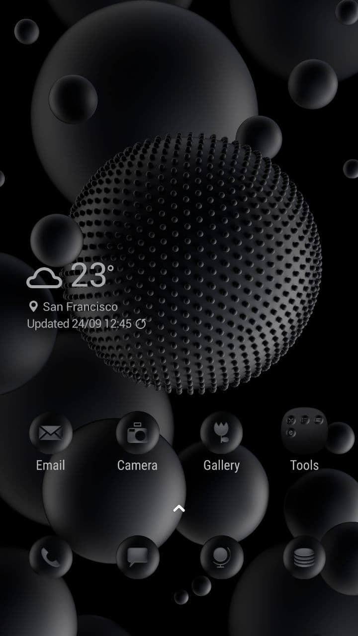 Minimalistisches Monochrom