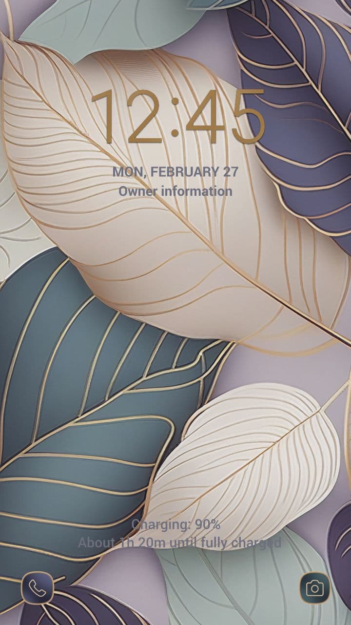 Künstlerisches Blattdesign