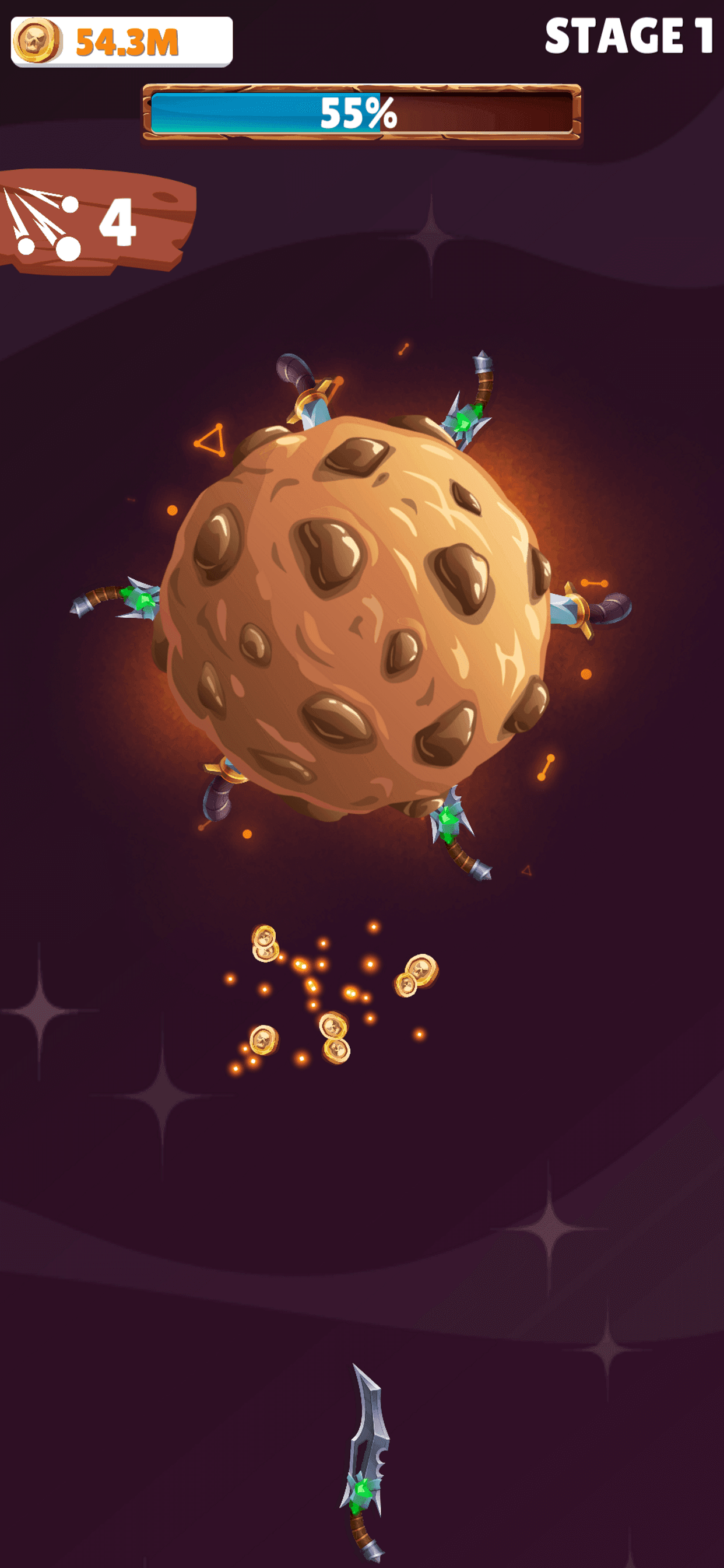 Waffen verschmelzen &amp; treffen