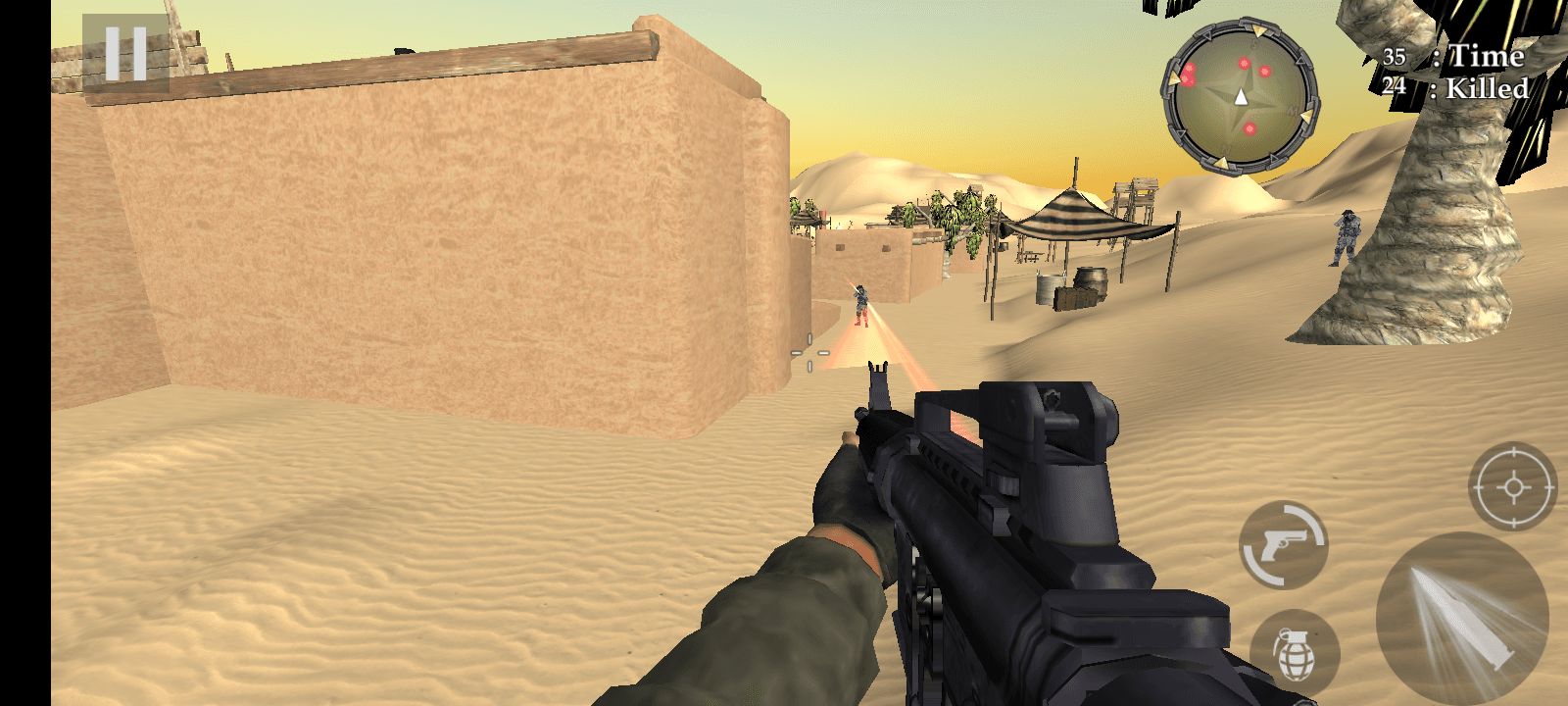 Wüstensturm Kommando Schießerei