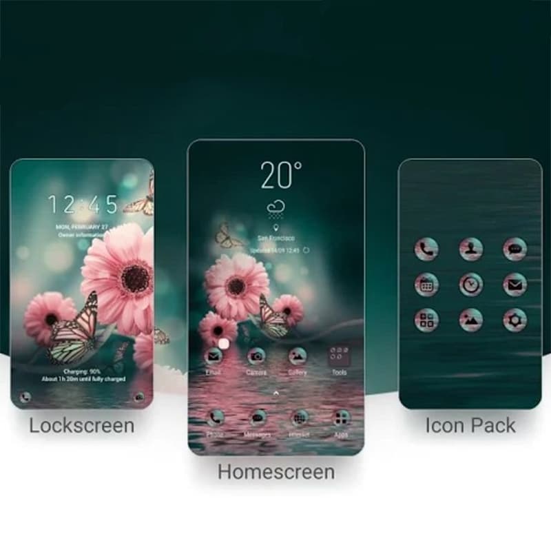 Schönes Gerbera-Thema