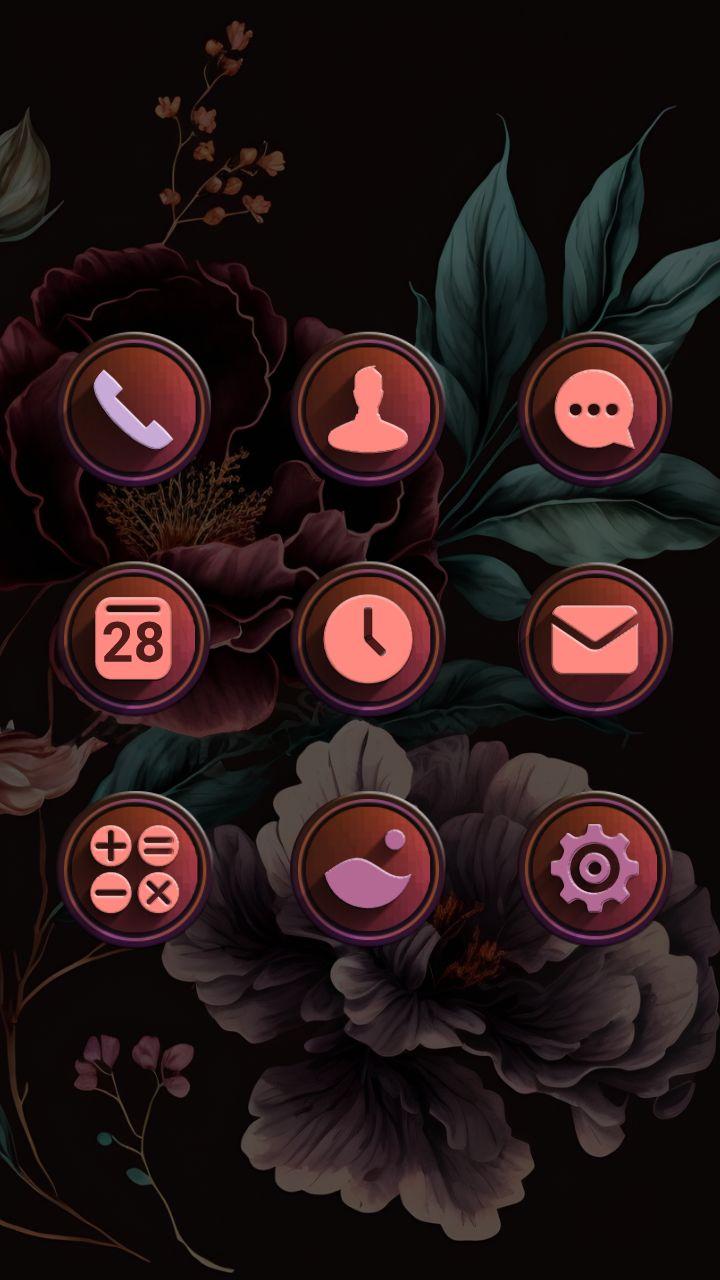 Dunkle Blumen