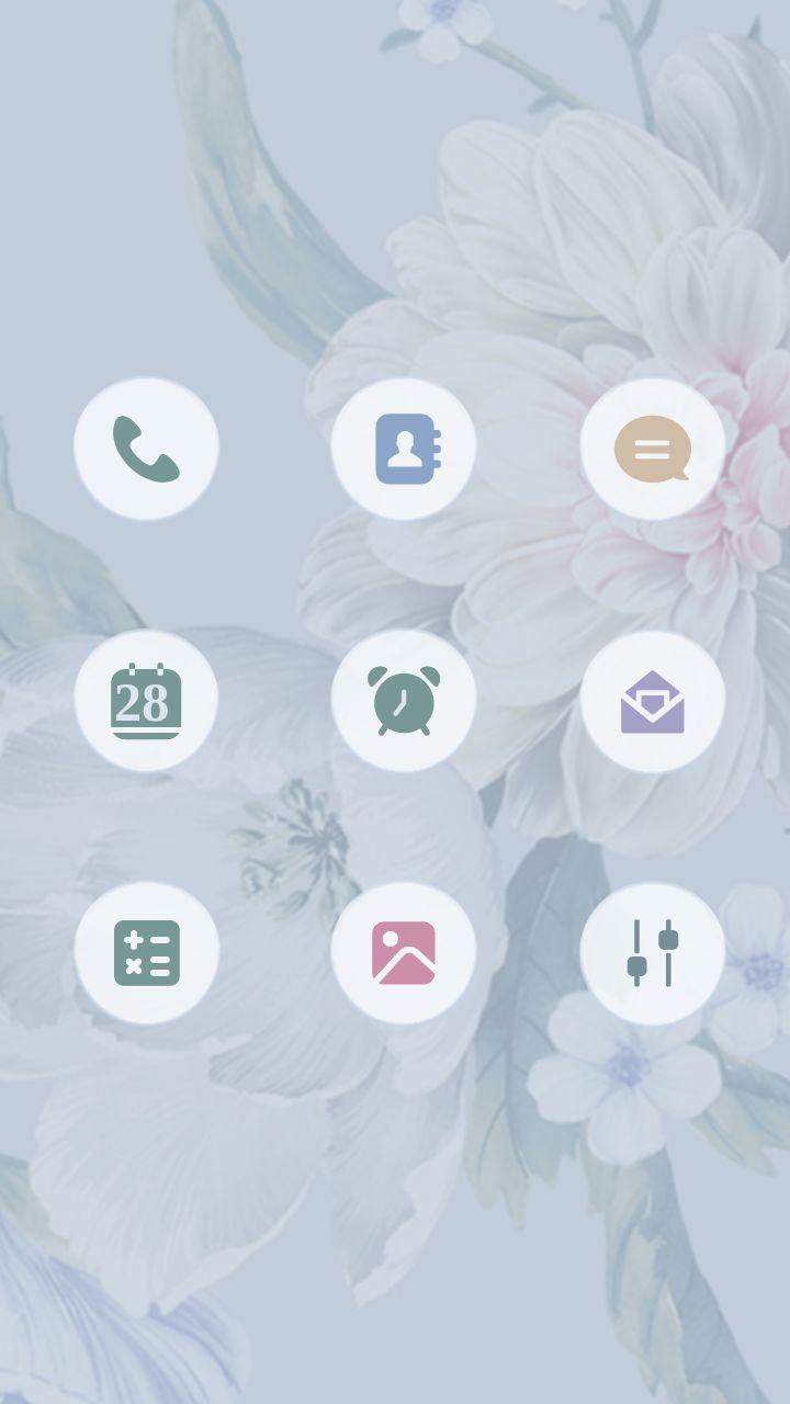 Handbemalte Blumen