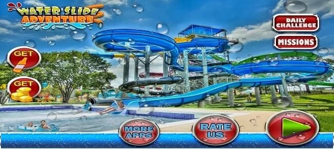 Wasserrutsche Crazy Racing