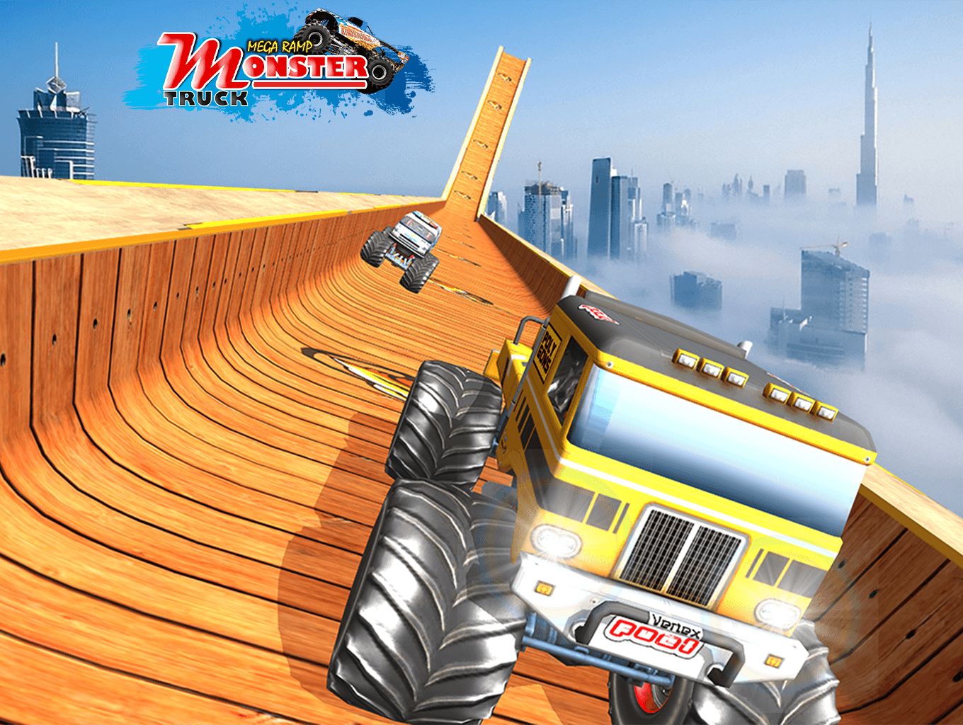 Monster Truck Stunts Mega Ramp