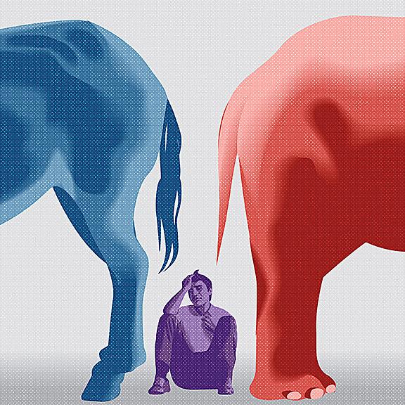 Von beiden Seiten im Stich gelassen, beginnt sich eine geheime Gesellschaft von Trump-Bedauernden zu bilden