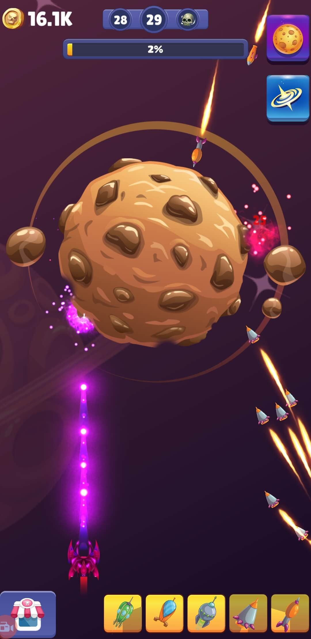 Untätiger Weltraumzerstörer