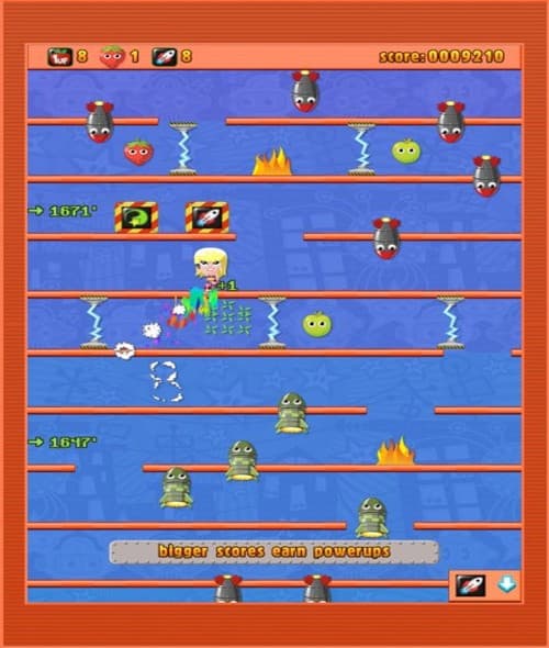 Fruchtbombe mit Rocket-Girl