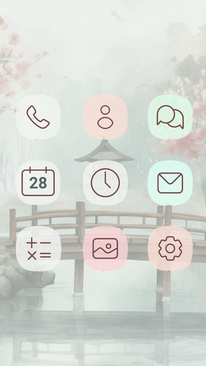 Ruhiger Zen-Garten