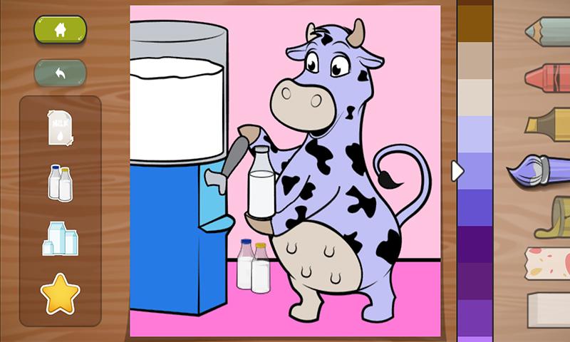 Kids Farm Colouring