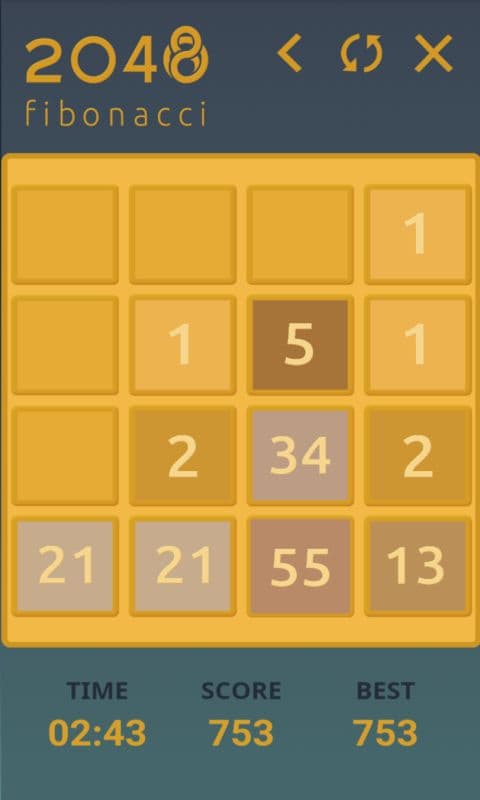 2048 Fibonacci