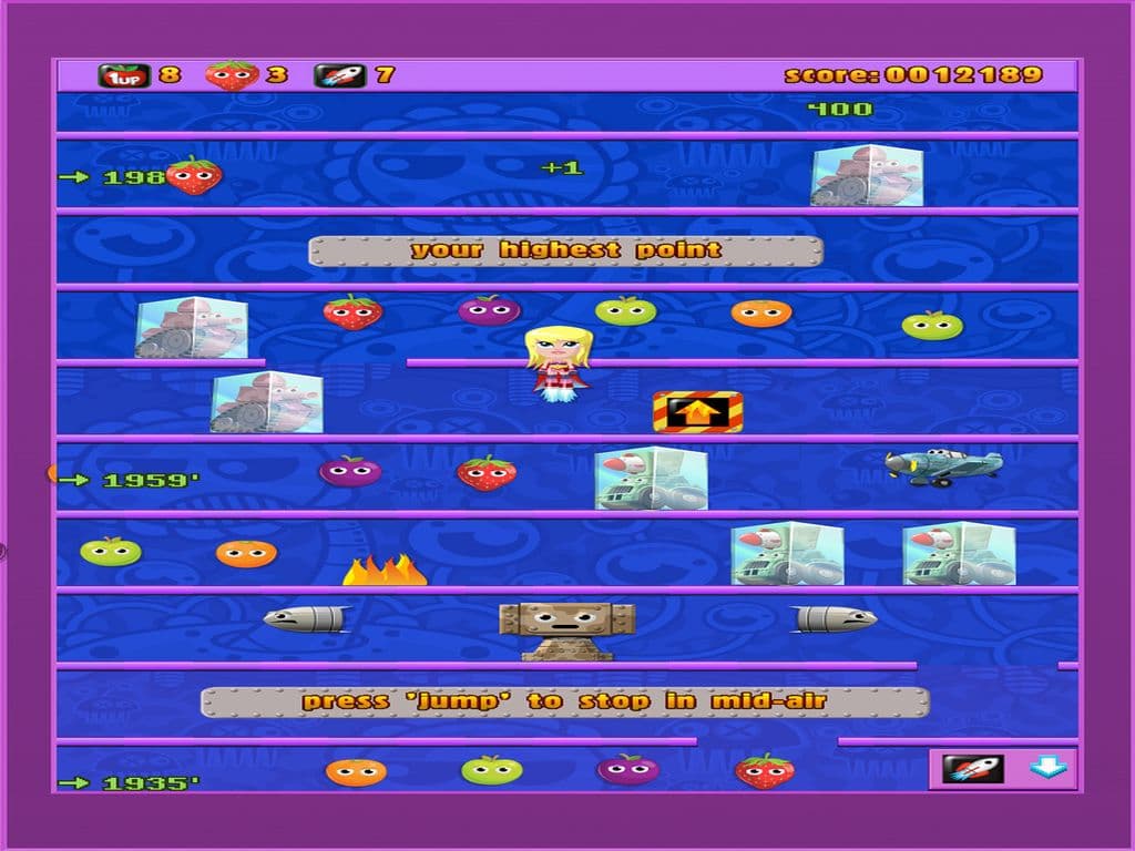 Fruchtbombe mit Rocket-Girl