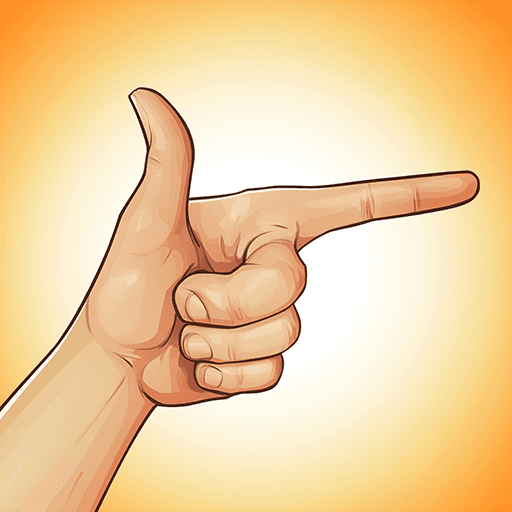 Menschliches Stickman-Gewehr