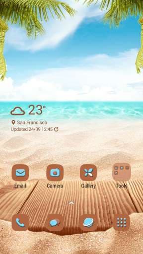 Schöner Sandstrand Und Meer