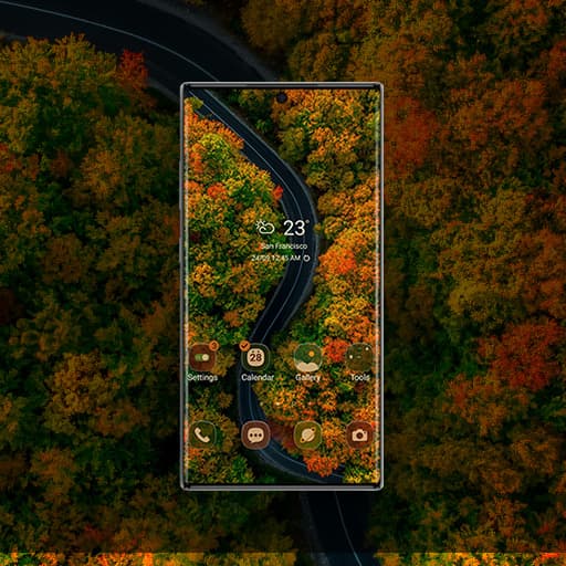 Luftaufnahme Des Herbstes