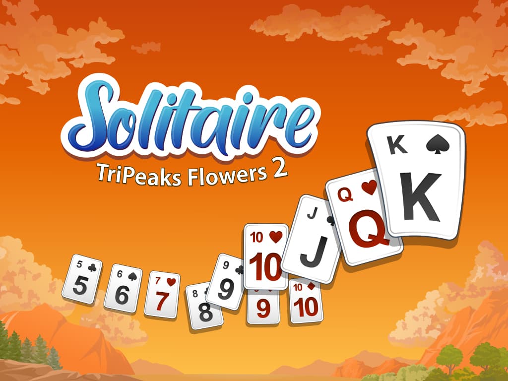 Solitaire TriPeaks Flowers 2
