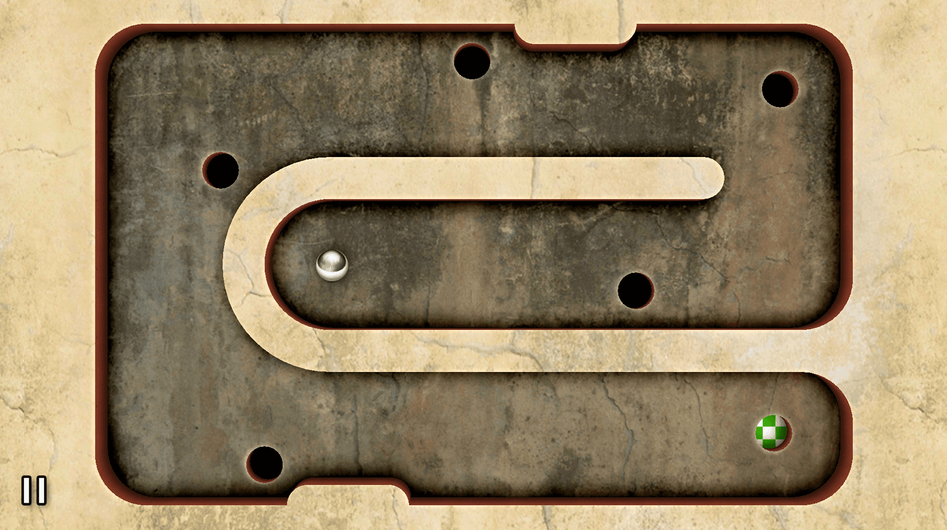 3D-Ball im Labyrinth