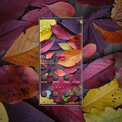 Herbstlaub Und Beeren